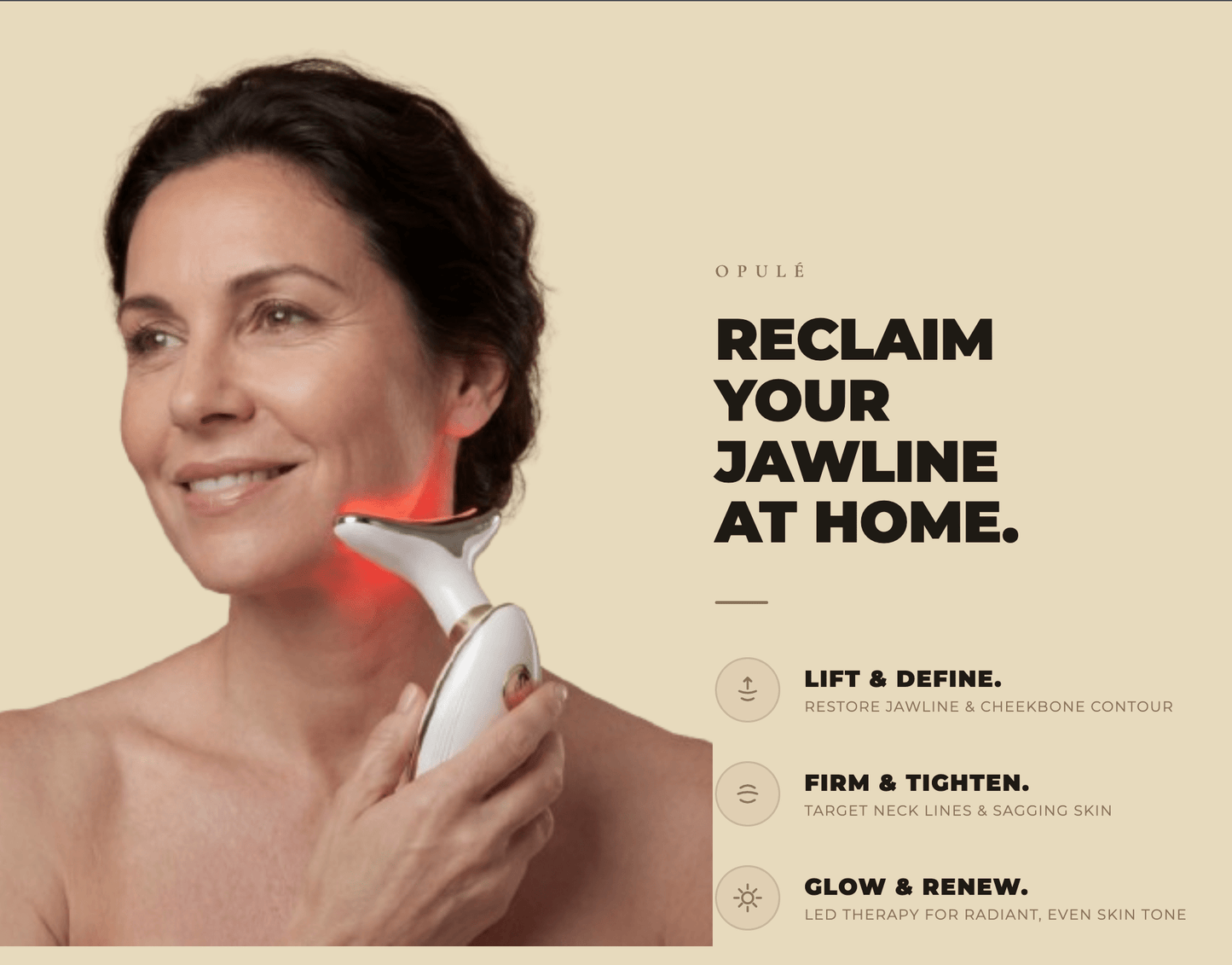 OPULE LED Neck & Face Lift Device - OPULÉ